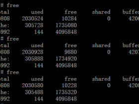 Linux下free命令输出中buffers/cache详解